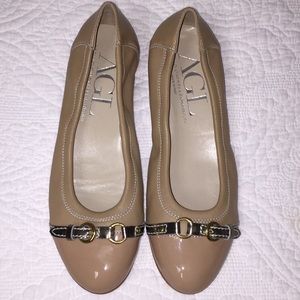 AGL leather Ballet flat. Shoe size 38 1/2